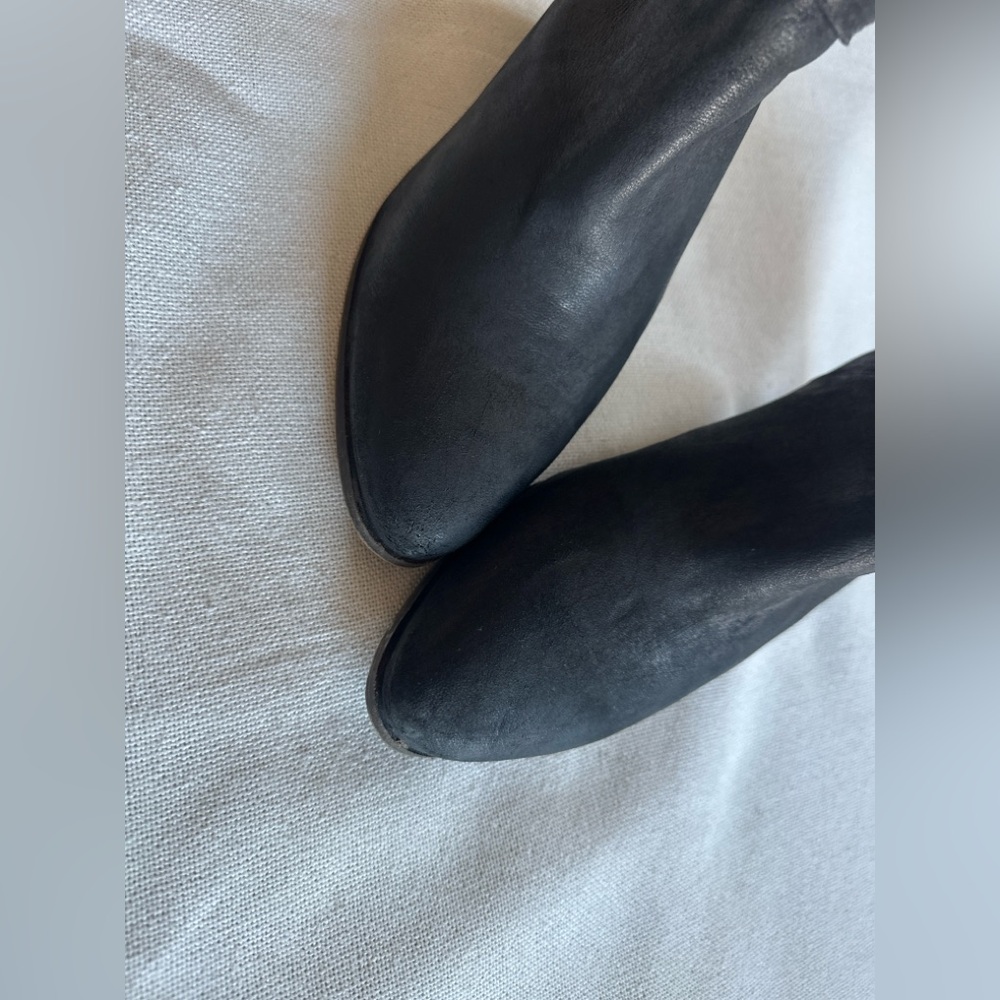 FREE PEOPLE Belleville Black Leather Ankle Boots | Women’s 8.5 - Picture 5 of 10